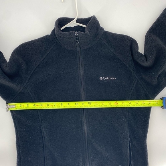 Columbia embroidered women's full zip fleece jacket medium - Picture 8 of 9